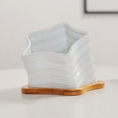 JCP Living Home 陶瓷星星燭台, 白色的