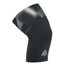 Reebok 銳步 輕量透氣運動護膝, L, 黑色, 1個