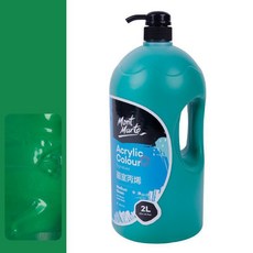 Mont Marte 蒙瑪特 darumi丙烯酸散裝25 Midi Um Green, 1 種顏色, 2L