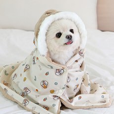 ITS DOG 寵物 迪士尼 奇奇與蒂蒂 雙面毯, 快樂, 1個