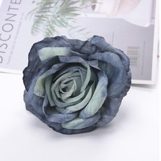 커튼묶기 장미 꽃 커텐집게 12.5cm, 장미 블루, 2개