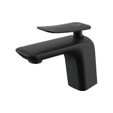 始源韓國一孔洗臉盆龍頭黑色 F1-340, 1個