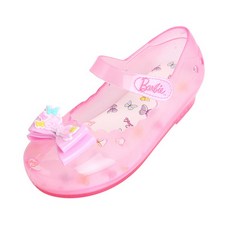 Barbie 女童蝴蝶結裝飾果凍鞋 BBDJ79S02