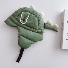 우주아이 아동용 씩씩한 공룡 패딩 귀달이모자