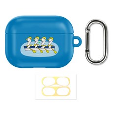 GOOSPERY Noishin AirPods Pro 硬殼保護套, 泛舟鴨子(保護殼), 隨機出貨(貼紙), 單一商品