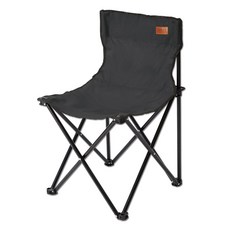 Direl 摺疊露營椅, 黑色, 1個