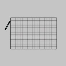 마켓플랜 인테리어 스틸 메쉬 철망 네트망 95 x 65 cm, 블랙, 1개