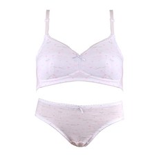 CL STORY 女童發育期第2階段印花內衣+內褲