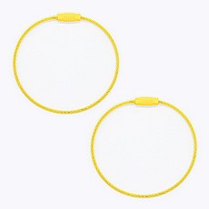 ButtonKing 高級彩色線圈, 2個, 黃色