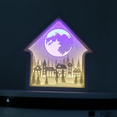 Awesome Live 3D影子屋情境燈, 08 聖誕老人 2 (FZ08)
