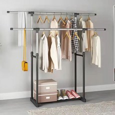 THE ZAKKA 可伸縮無螺絲組裝型立式衣架, 單色