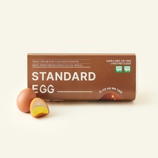 스탠다드에그 동물복지 인증 구운유정란 350g, 1개, 10구