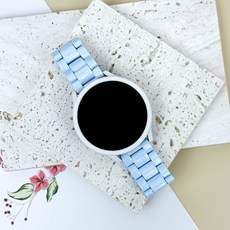 젤센 블럭 스마트워치 스트랩 20mm, BC6 스카이