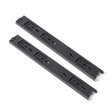 스텐 슬라이드 3단 서랍레일 2p 세트, 1세트