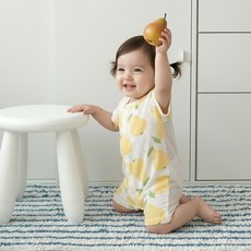 STARDOOR 嬰幼兒用水果純棉網眼短袖連身衣
