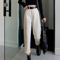 PEONIST 女款日常丹寧高腰牛仔褲 R