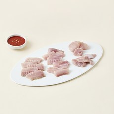 산지직송 흑산도 홍어회 200g + 소스 40g 세트, 1세트