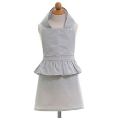 SEMOMS 女孩童荷葉邊圍裙+頭巾