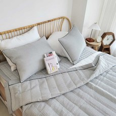 글랑앤 비바 시어서커 여름 차렵 이불 베개 세트