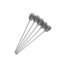 SGS 骷髏頭雞尾酒籤 115mm, 5個, 黑色