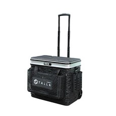 TALLN CAMPER 釣魚用冰桶工具箱拉桿箱, 黑色, 1個, 40L