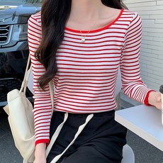 루나걸 여성용 포넷 단가라 니트 L24SPKN122004