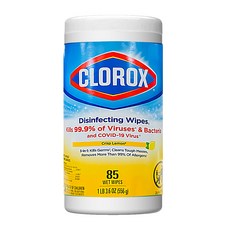 CLOROX 高樂氏 萬用清潔擦拭濕巾 檸檬香 85張, 85片, 1罐