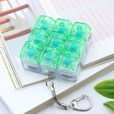 비단길 리즌 LED 클리커 키보드 9구 키캡 키링