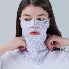 sun maskin UV 防紫外線 全臉 開放式 高爾夫口罩, 1個, 迷霧