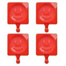 베스톰 스마일 실리콘 아이스크림 몰드 1구, 4개