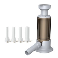 YUNMI 家用手動按壓式灌香腸器 咖色, 1個