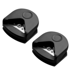 Starium 圓角器 邊角切割器, 黑色, 2個