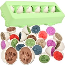 Oztoy 恐龍配對蛋 12入, 1組, 恐龍