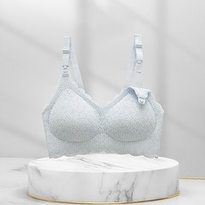 波浪邊壓花哺乳內衣