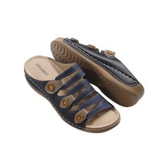 Picaso 花朵配飾拖鞋 P2004