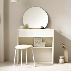 플레이너스 스테이 입식 화장대 800, 아이보리