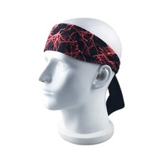 나야스타일 헬스 헤어 밴드 YGYP-132-4 2p, 레드 라이트닝