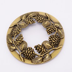 Laventia 蠟燭蓋, 1個, 金色