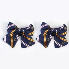 女童用M標誌蝴蝶結領帶 蝴蝶領結 2件組