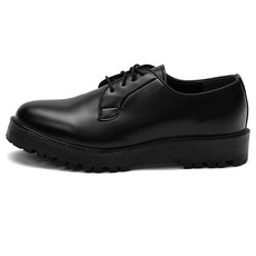 Prettoe Pasto 手工增高4孔德比樂福鞋 5cm 黑色 250