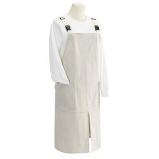 防水扣環圍裙, 1個, 象牙白