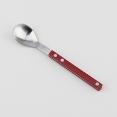 보겐 브리샤 실버 커트러리 티스푼, 카민레드, 1개