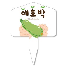 멜로우스토리 주말농장 야채 팻말, 9 애호박