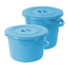 플라팜 미니버켓 4L + 5L 세트, 블루, 1세트