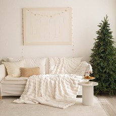 ELENA HEIM 韓國製布里歐仿貂絨拉舍爾毛毯