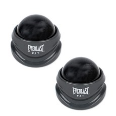 EVERLAST 按摩滾珠, 黑色的, 2個