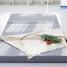 누베드 올폼 사계절 카치온커버 고탄성 탄탄폼 HR폼 3단 접이식 토퍼