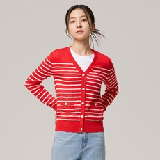 클라비스 여성용 스트라이프 가디건