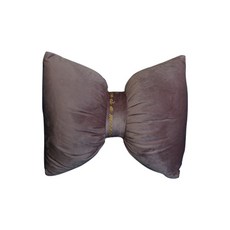 圓滾滾蝴蝶結文字沙發靠枕, 粉紅肉桂