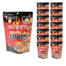 꾸이맨 꼬마 꾸이맨 매운불닭맛, 50g, 15개